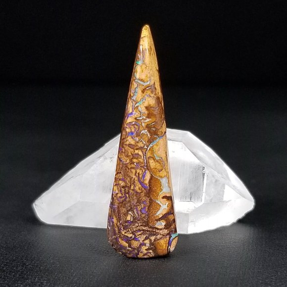 Australian Koroit Opal * boulder opal cab 35.47 x 16.04 x 10.80mm * LKO145L5 - Picture 11 of 13